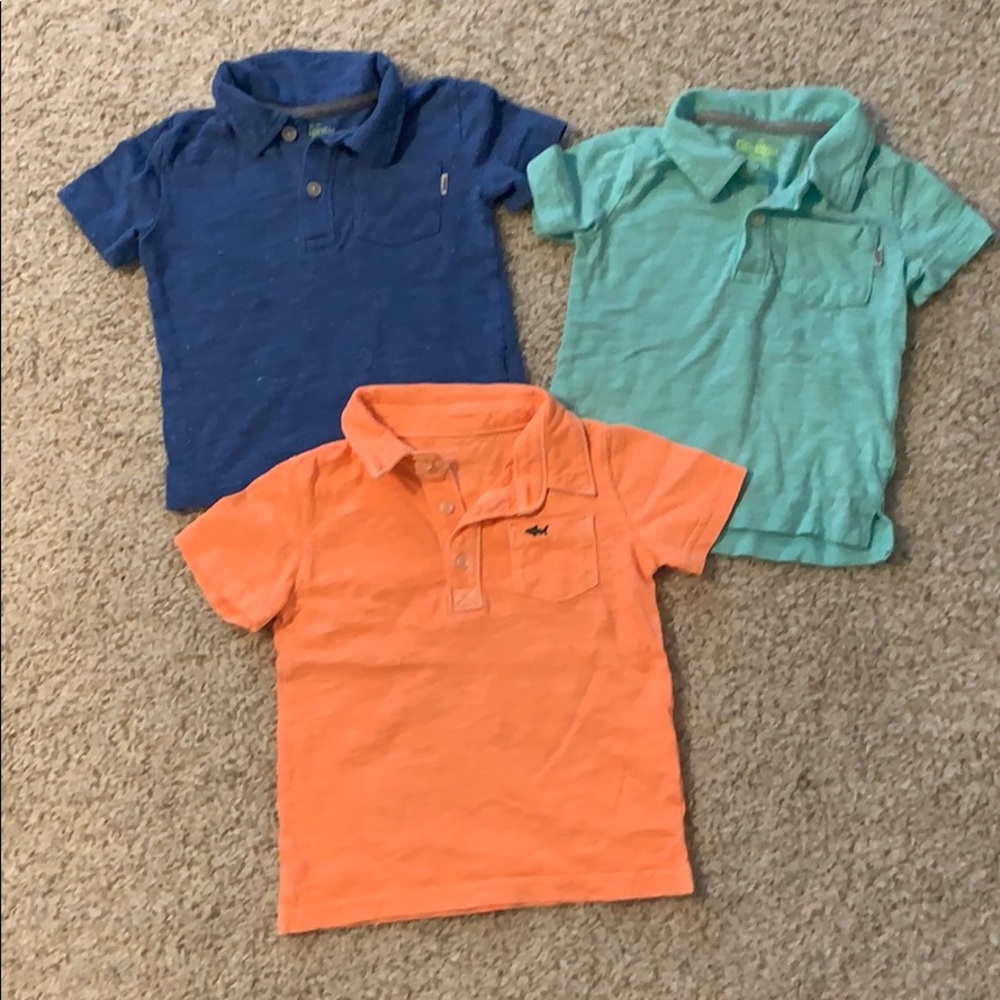 3 pack of boys 24 mth polos. Carters/Osk Kosh